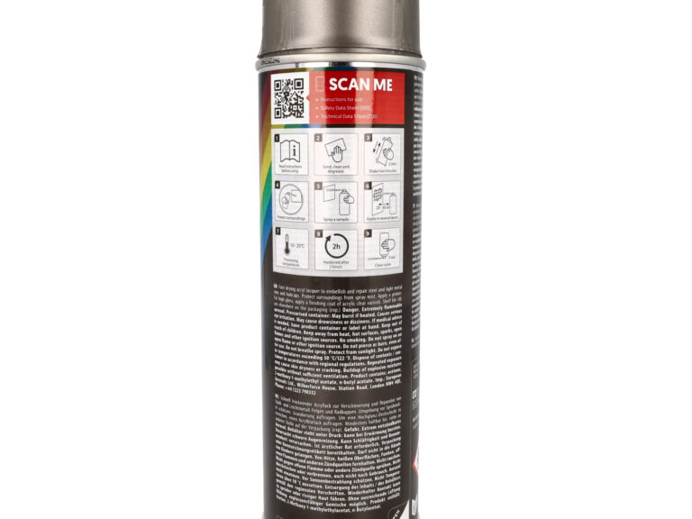 Spuitlak Motip Velgenlak Universeel 400ml Spuitbus Antraciet Metallic 04010