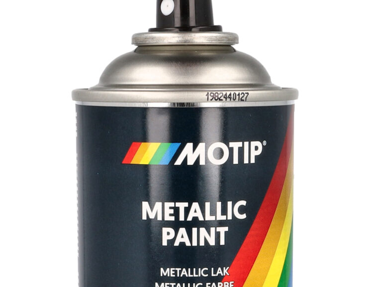 Spuitlak Motip 400ml Spuitbus Zwart Metallic 04049