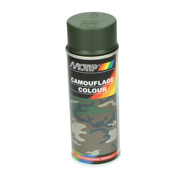 spuitlak motip camouflage 400mL spuitbus groen 04203
