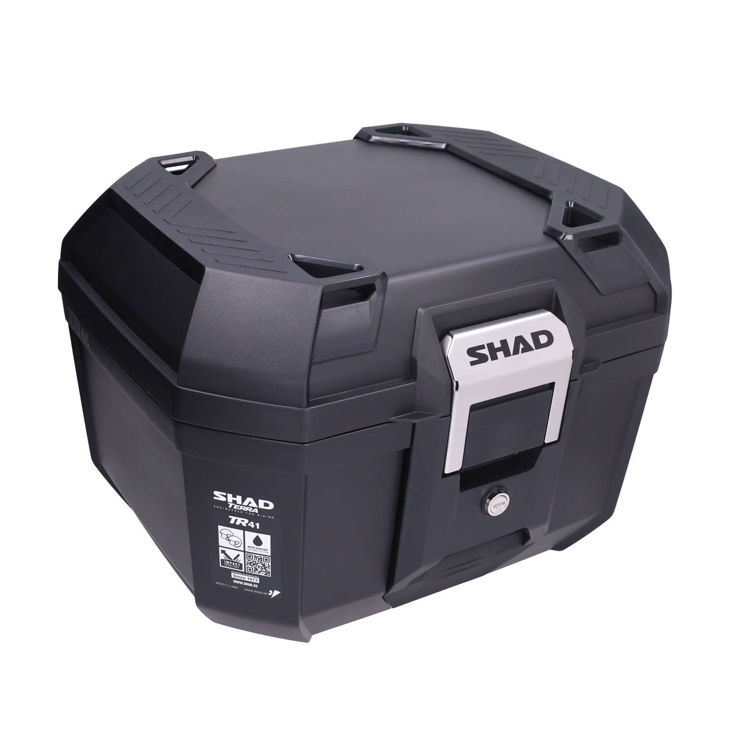 Topkoffer Shad + Montageset Terra Zwart Tr41 - 41 Liter Dotr41100 - Afbeelding 5