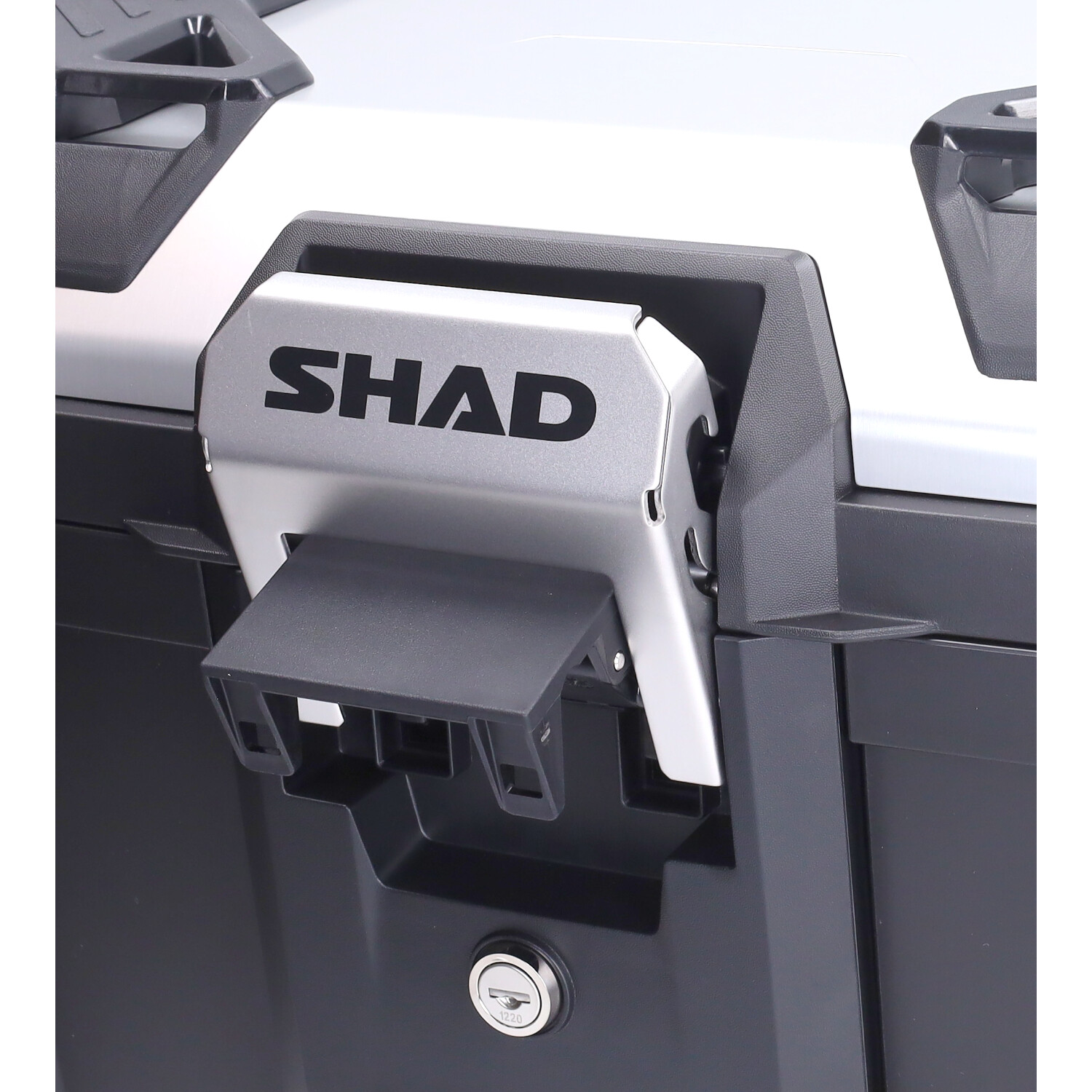Topkoffer Shad + Montageset Terra Zwart/aluminium Tr41 - 41 Liter D0tr41200
