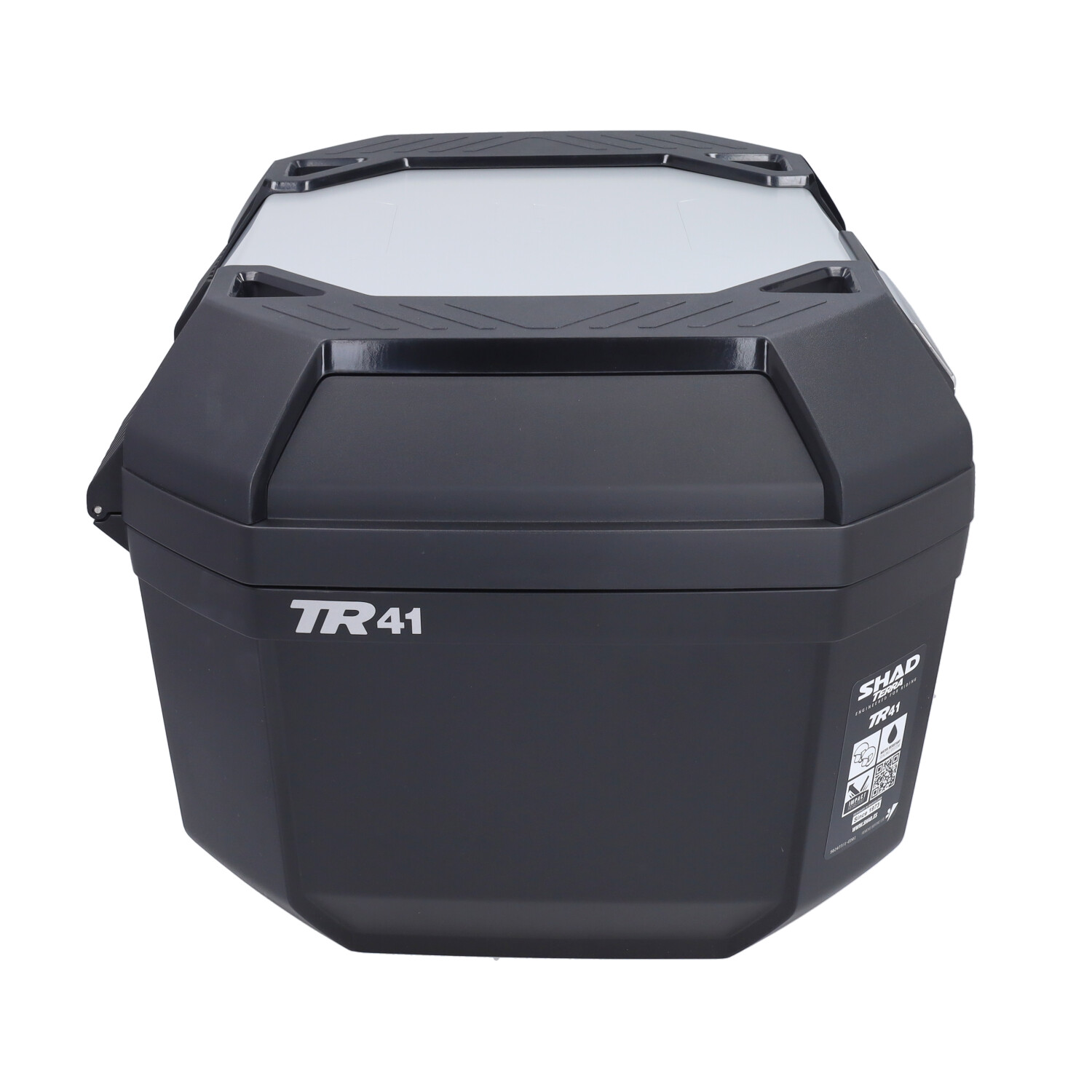 Topkoffer Shad + Montageset Terra Zwart/aluminium Tr41 - 41 Liter D0tr41200 - Afbeelding 4
