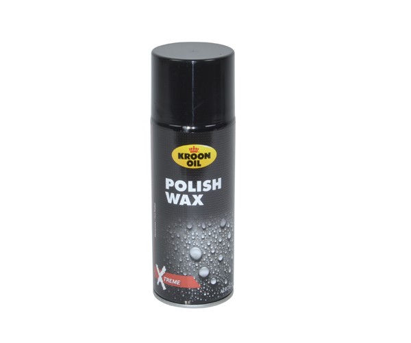 onderhoudsmiddel polish wax voor matte lak/windscherm 400mL spuitbus kroon 22010