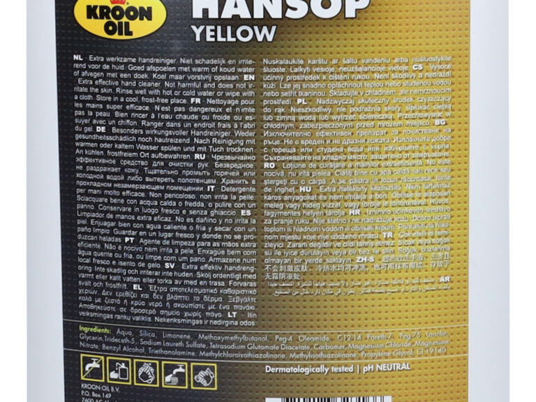Handzeep Kroon Cartridge 4l Fles Geel 32316