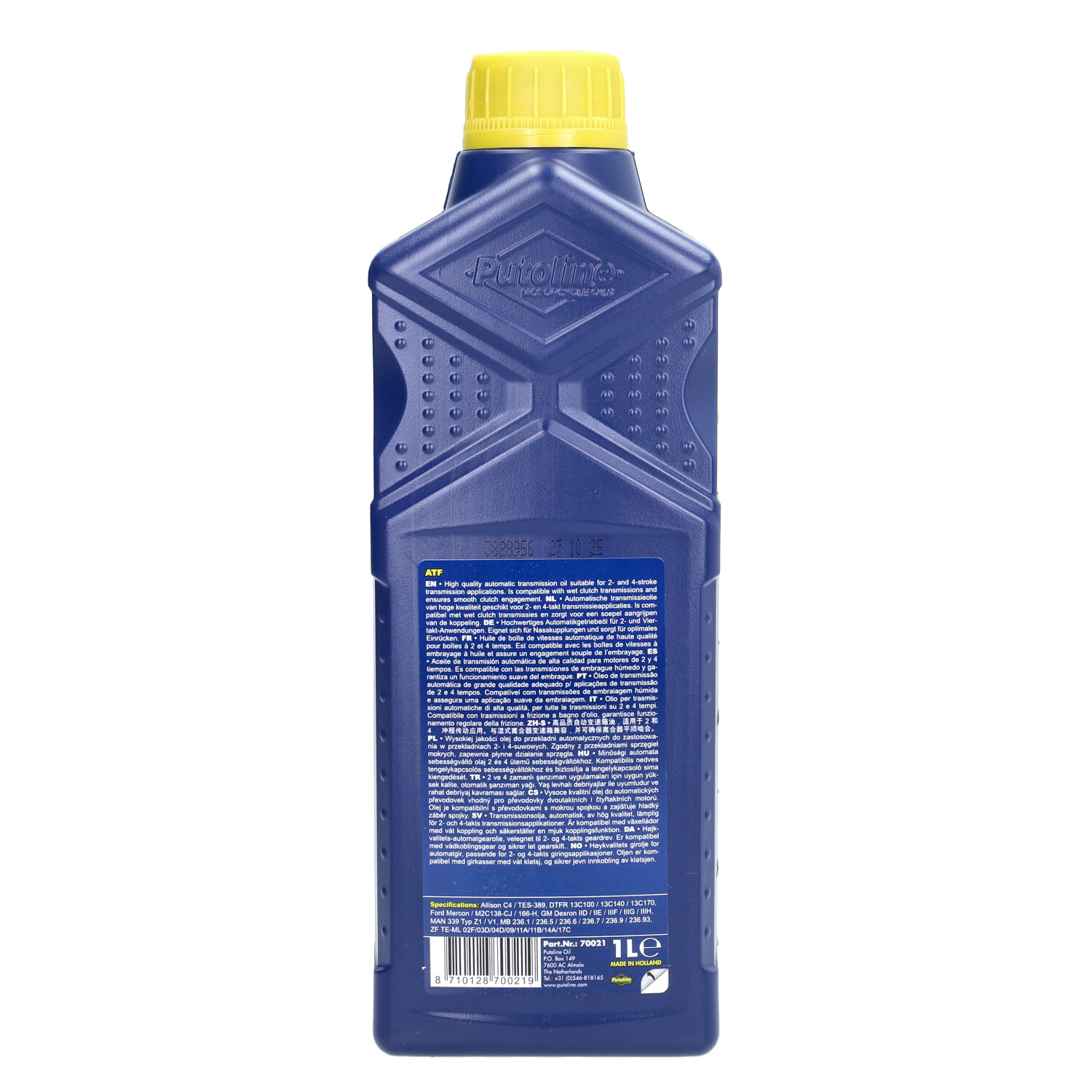 Transmissie-olie Putoline Atf 2t + 4t 1l Fles 70021