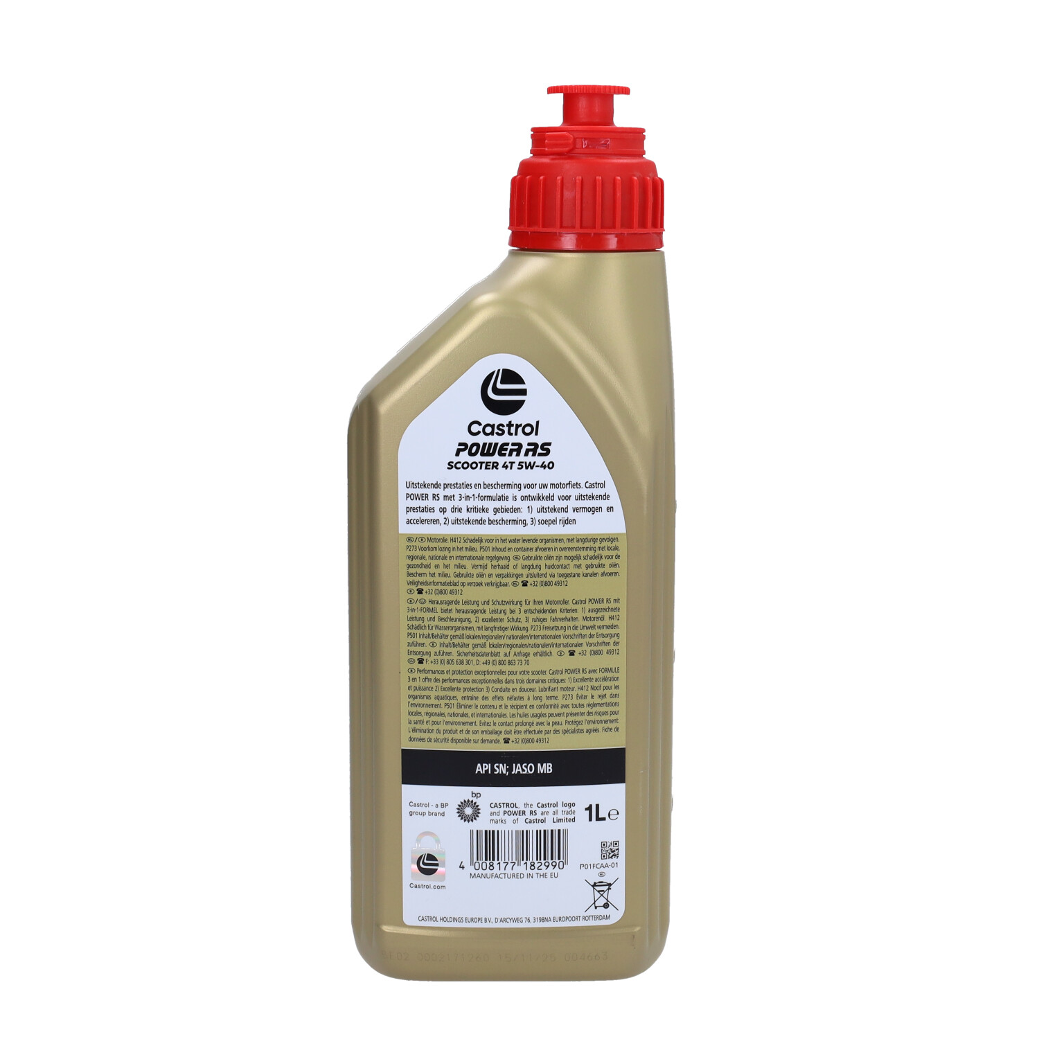 Motorolie Castrol 5w40 4t Power Rs Scooter 1l 15f566