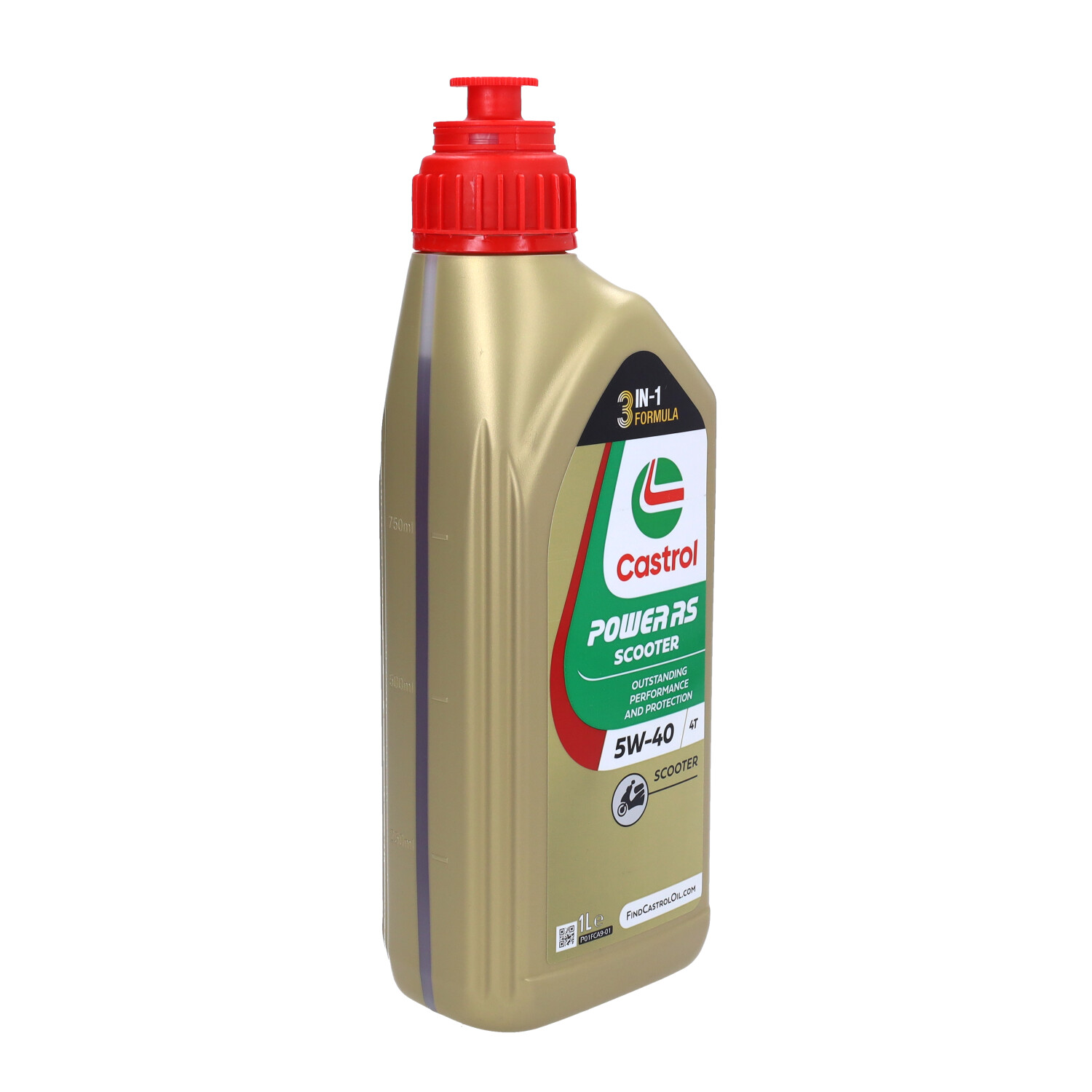 Motorolie Castrol 5w40 4t Power Rs Scooter 1l 15f566 - Afbeelding 2