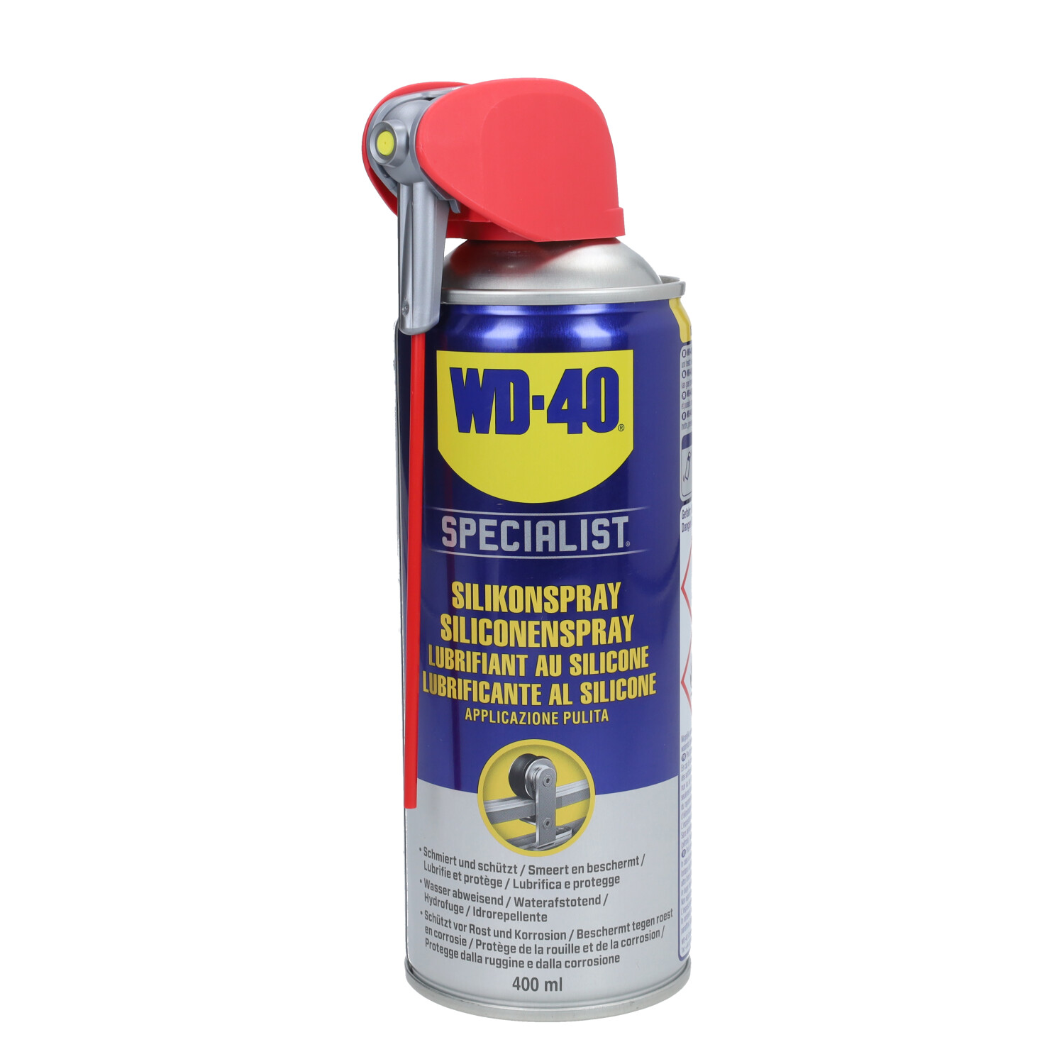 Siliconespray Wd40 Smart Straw 400ml Spuitbus 49389 - Afbeelding 2