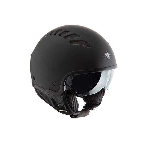 helm tucano jet el fresh (air) met zonnevizier M 57/58 zwart mat=op=op