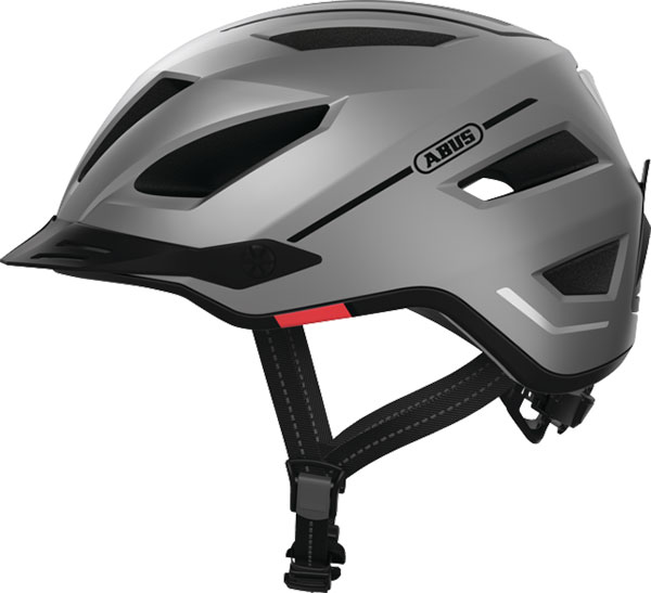 Helm abus pedelec/snorfiets 2.0 LED NTA-8776 keur urban XS-S 51/55 titan