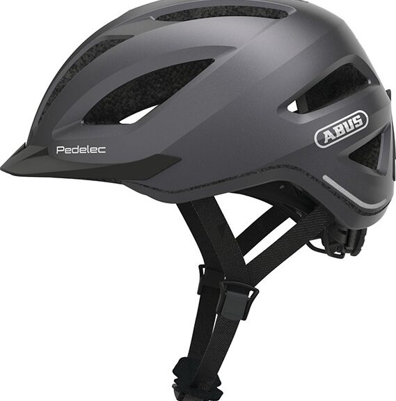 helm abus pedelec/snorfiets 1.1 led NTA-8776 keur urban L-XL 56/62 titan