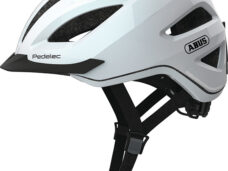 Helm abus pedelec/snorfiets 1.1 LED NTA-8776 keur urban L-XL 56/62 pearl white