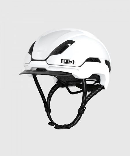 Helm lem pedelec/snorfiets GelMotion current LED NTA-8776 keur L-XL 59/62 wit