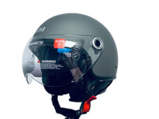 Helm lem demi-jet coolmax roger XS 53/54 mat titanium