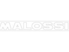 Sticker universeel Malossi woord [malossi] wit