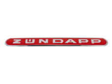 Embleem Dmp Woord [zundapp] Benzinetank Langwerpig Alu/rood