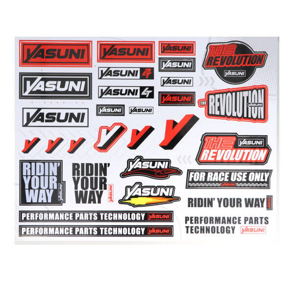 Stickerset Yasuni maat 35x45cm