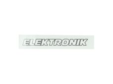 Sticker (elektronik) wit/zwart — geschikt voor Kreidler