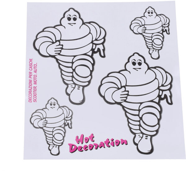 Stickerset Michelin wit