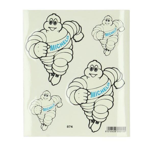 stickerset michelin wit