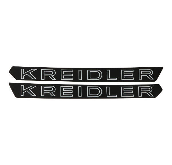 Stickerset benzinetank 1973-1975 zwart/wit — geschikt voor Kreidler