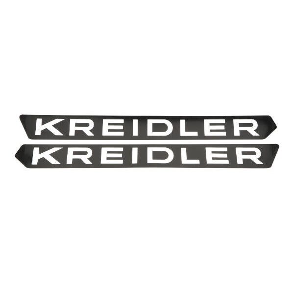 stickerset benzinetank 1973-1975 zwart/chroom kreidler
