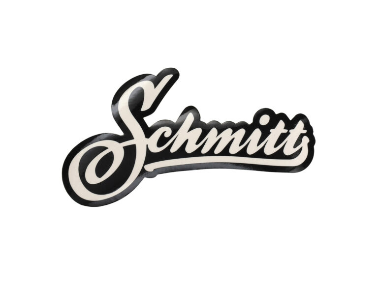 Sticker Woord [schmitt] 12x8cm Wit
