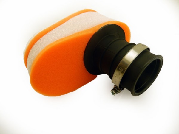 powerfilter twin air recht upside down diameter 40mm ovaal foam