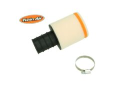 Filtro de potência Twin Air reto universal com diâmetro de 40 mm e espuma.