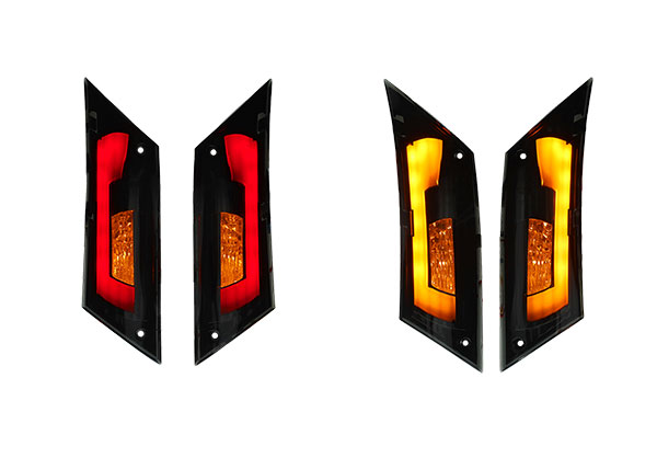 Knipperlichtset Power1 Led Matrix Evo-5 Achter Smoke Zip2000