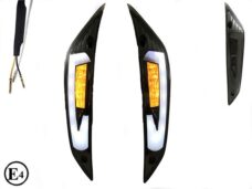 knipperlichtset Power1 led matrix E-Keur tube EVO-2 voor titanium piaggio