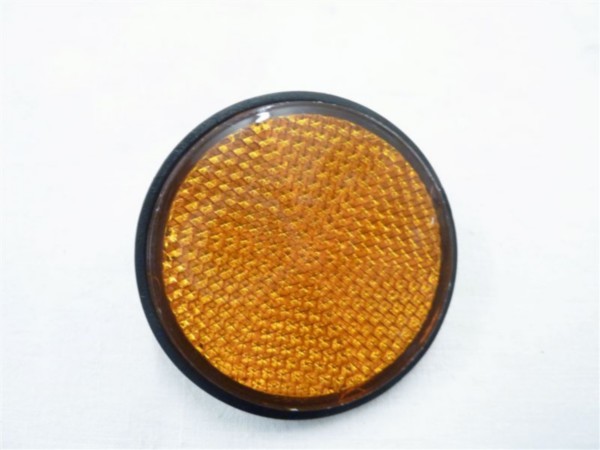reflector set rond 60mm oranje 2 stuks universeel