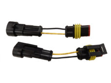 Kabeladapter Power1 knipperlicht /5 verloopstekker naar n.t. Power1/DMP — geschikt voor Vespa 2pcs Primavera