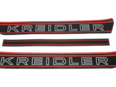 Stickerset benzinetank zwart/rood — geschikt voor Kreidler
