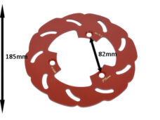 Metrakit Wave bromsskiva 185mm 3-håls bakaxel Rieju