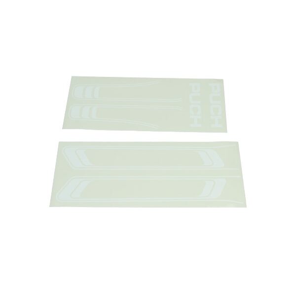 Stickerset frame wit — geschikt voor Puch Maxi