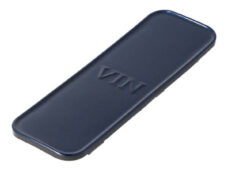 Framenummerklepje blauw donker vx50