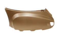 Zijscherm links mat brons vx50