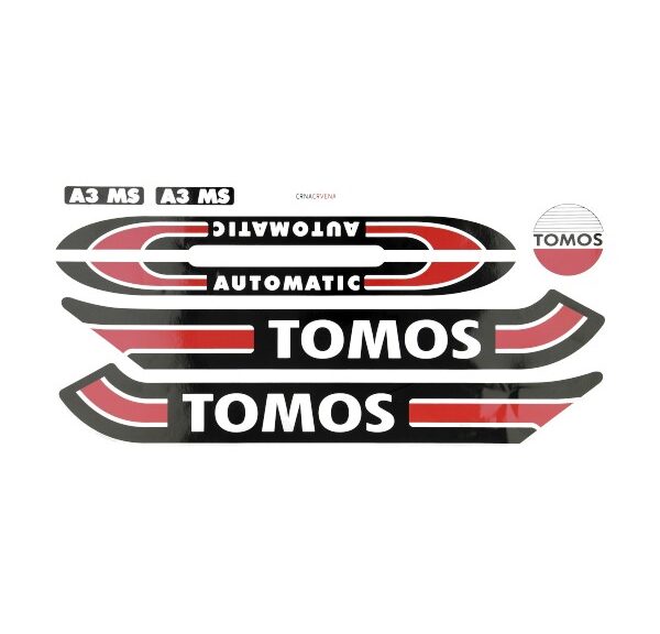 Stickerset — geschikt voor Tomos Standard