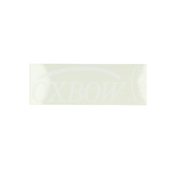 Sticker universeel woord [oxbow] wit