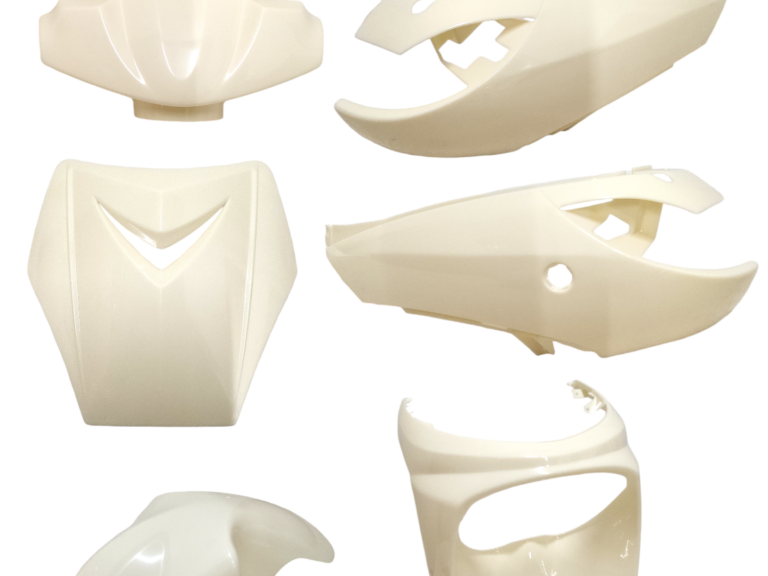 Plaatwerkset vivacity blank 6 delig