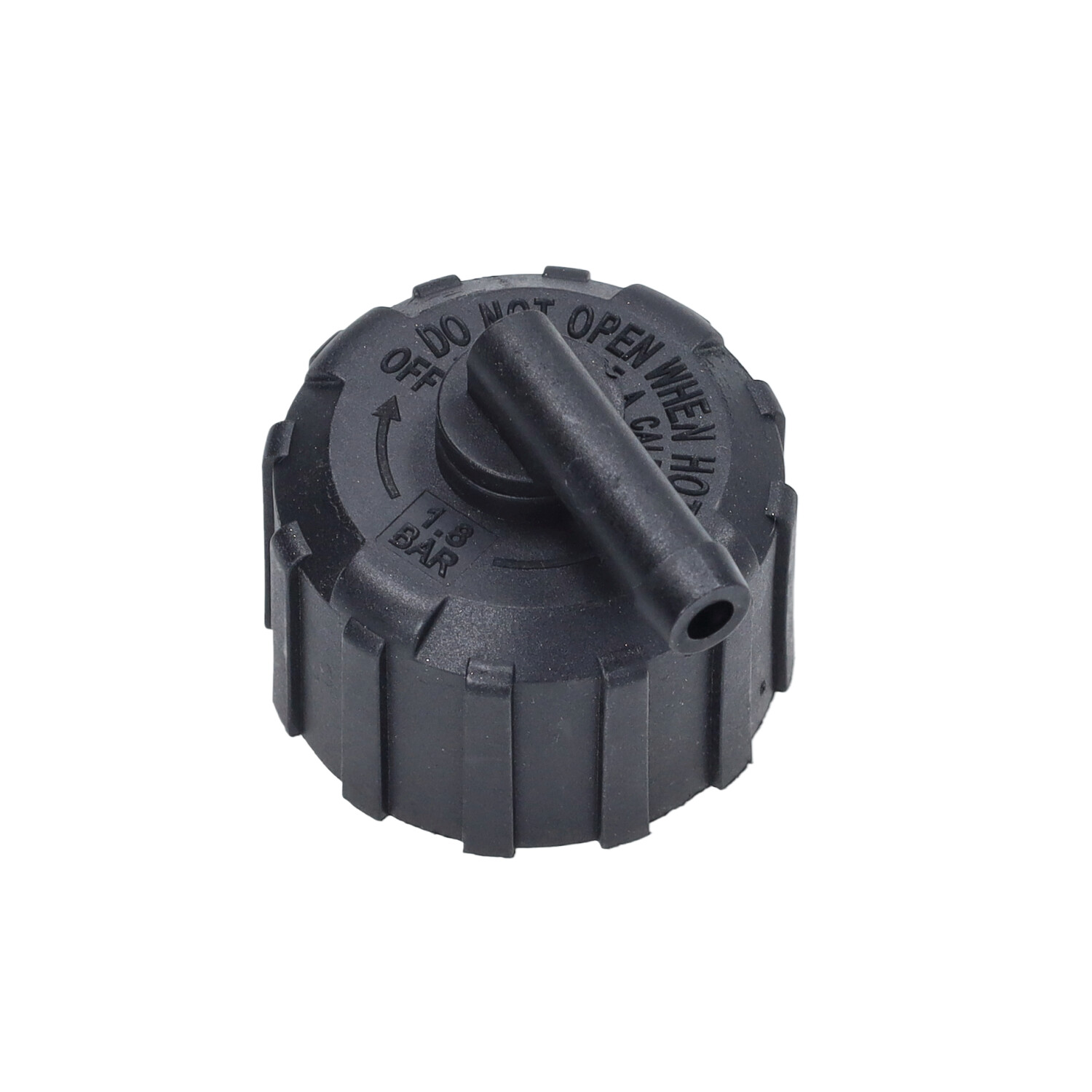 Radiateurdop 101 Octane zwart voor Rieju MRT CPI SM 50 Yamaha DT50R