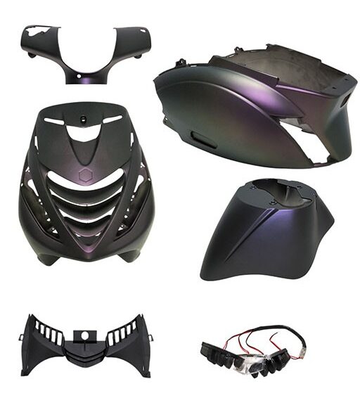 plaatwerkset Power1 model SP + led lamp cameleon mat 24 6-delig zip 100/125