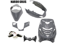 Plaatwerkset Power1 model SP + LED lamp nardo grijs glans 6-delig zip 100/125