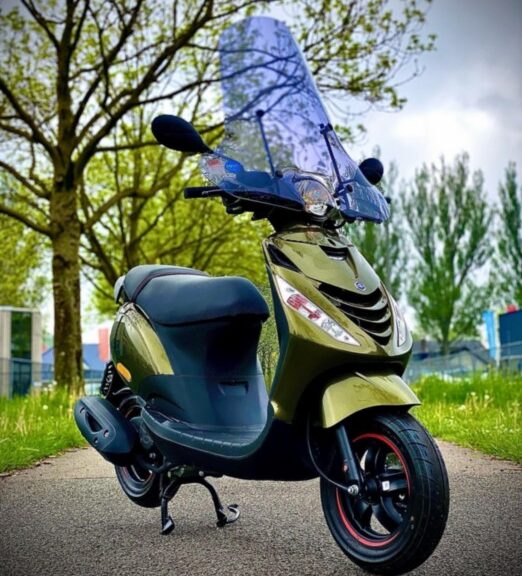 plaatwerkset Power1 model SP + led lampparie groen 6-delig zip 100/125
