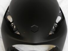 Voorscherm zwart mat — geschikt voor Piaggio