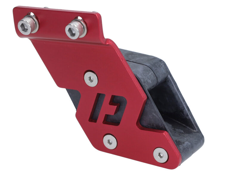 Kettinggeleider Doppler cnc 2009 t/m 2018 rood — geschikt voor Rieju Mrt