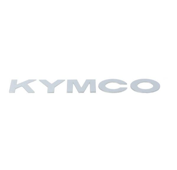 sticker Kymco origineel zijskirt woord [kymco] wit Kymco Agility 87160-ldc8-e90-t01