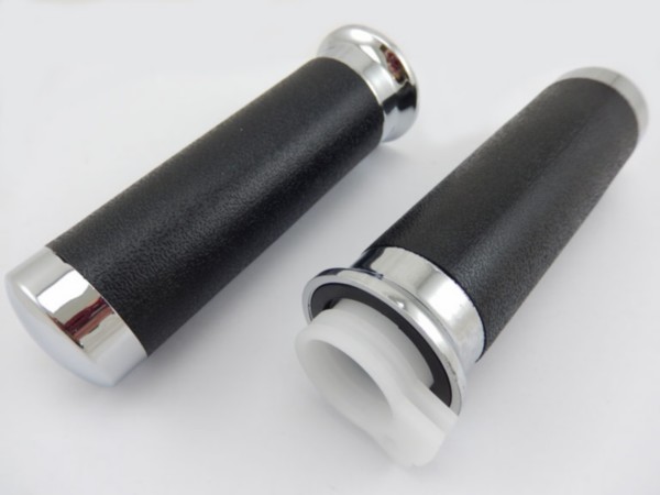 gasdraaistuk Power1 + handvat 25/30mm zwart agm Retro