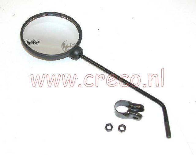 Spiegel Vicma + klem universeel rond 108mm m8x1.25 zwart — geschikt voor Beta Sherco
